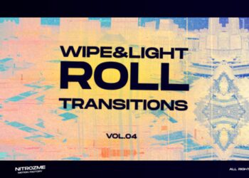 VideoHive Wipe and Light Roll Transitions Vol. 04 45307423