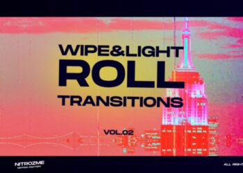 VideoHive Wipe and Light Roll Transitions Vol.02 45307342