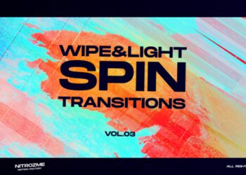 VideoHive Wipe and Light Spin Transitions Vol. 03 45307438