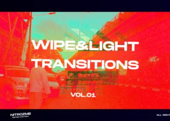 VideoHive Wipe and Light Transitions Vol. 01 45307237