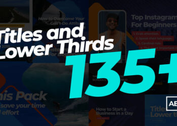 VideoHive 135 Social Media Titles for Business 23519611