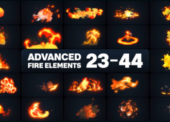 VideoHive Advanced Fire Elements for After Effects 46302571