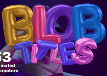 VideoHive Animated Blob Letters 46300873