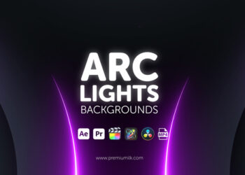 VideoHive Arc Lights Backgrounds 46253292
