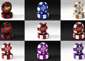 VideoHive Casino Coins Loopable Logo Reveals 43428666