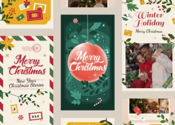 VideoHive Christmas Instagram Stories 41936362