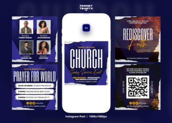VideoHive Church Instagram Post Template 43681744