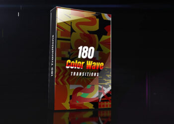 VideoHive Color Wave Transitions 46132817