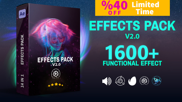 AtomX Effects Pack V2.0 - Transitions ,Effects ,Footages and Presets and more 45891082
