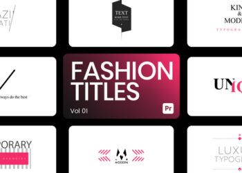 VideoHive Fashion Titles 01 for Premiere Pro 44036864