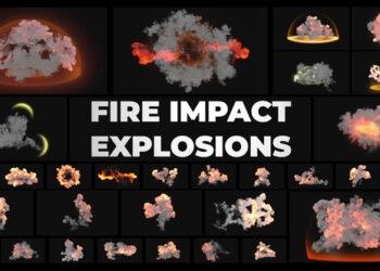 VideoHive Fire Impact Explosions for After Effects 43428198