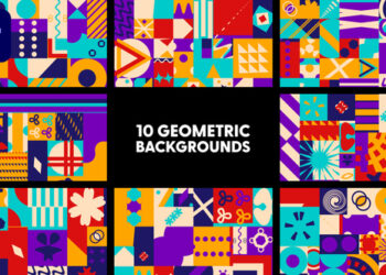 VideoHive Geometric Backgrounds 43745462