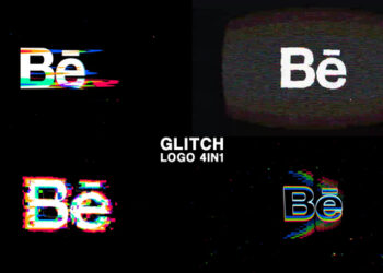 VideoHive Glitch Logo_4in1 39176994