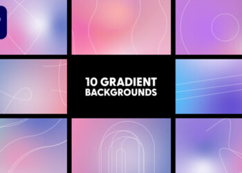 VideoHive Gradient Backgrounds 42963825