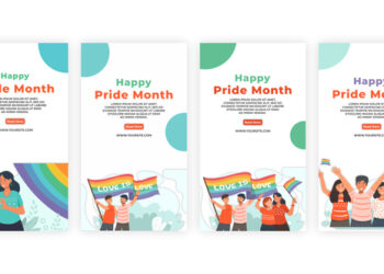VideoHive Happy Pride Month Instagram Stories Pack 39097604