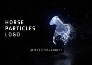 VideoHive Horse Particles Logo 43073326