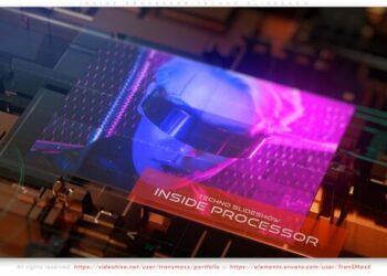 VideoHive Inside Processor Techno Slideshow 42019931