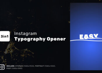 VideoHive Instagram Typography Opener 43750708