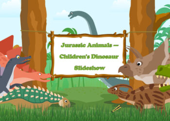 VideoHive Jurassic Animals--Children's Dinosaur Slideshow 43672758