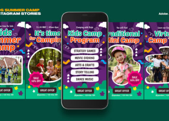 VideoHive Kids Summer Camp Instagram Stories 46277158