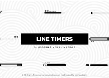 VideoHive Line Timers 46258142