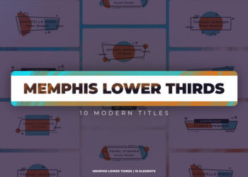 VideoHive Memphis Lower Thirds 46292779