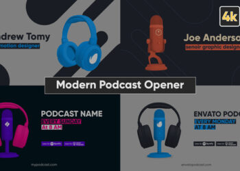 VideoHive Modern Podcast Opener 43443267