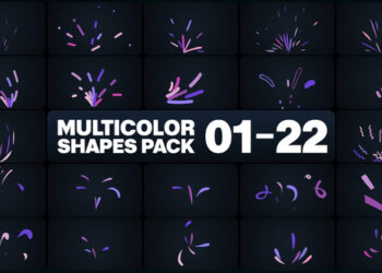 VideoHive Multicolor Shapes for After Effects 46102663