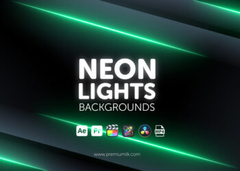 VideoHive Neon Lights Backgrounds 46301804