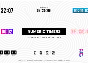 VideoHive Numeric Timers 46269026