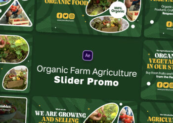 VideoHive Organic Farm Agriculture Slider Promo 46116783