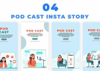 VideoHive Pod Cast on Air Instagram Story 38986343