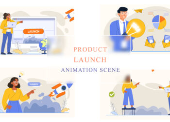 VideoHive Product Launch Animation Scene Explainer 43066361