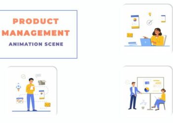 VideoHive Product Management Animation Scene 43720990