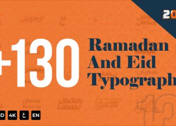 VideoHive Ramadan and Eid Typography 36694222