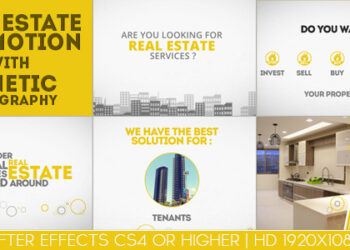 VideoHive Real Estate Promotion With Kinetic Typography 8197995