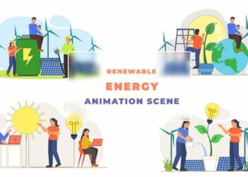 VideoHive Renewable Energy Animation Scene 43070031