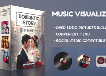 VideoHive Romantic Love Story Music Visualizer 43518973