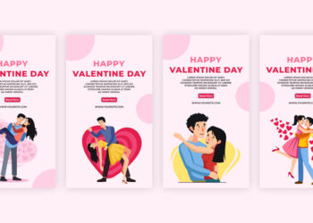 VideoHive Romantic Valentine Day Celebration Instagram Story Pack 39061581