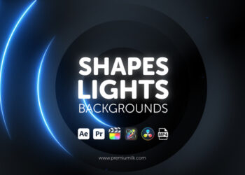 VideoHive Shapes Lights Backgrounds 46327985