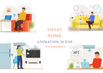 VideoHive Smart Home Animation Scene 43067112