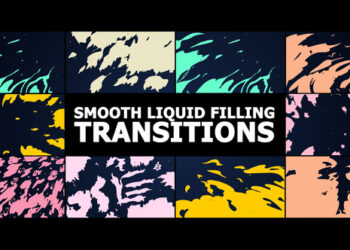 VideoHive Smooth Liquid Filling Transitions for After Effects 46303239