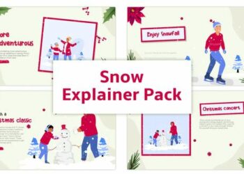 VideoHive Snow Explainer Animation Scene Pack 45935172