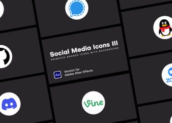 VideoHive Social Media Icons III 43741782