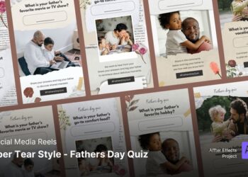 VideoHive Social Media Reels - Fathers Day Quiz 46086735