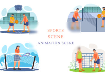 VideoHive Sports Animation Scene 43067149