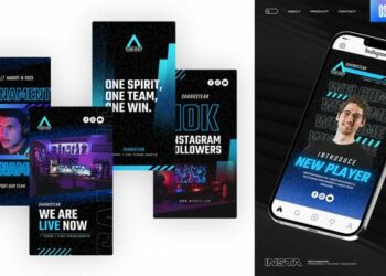 VideoHive Streamer and Esport Stories 46230130