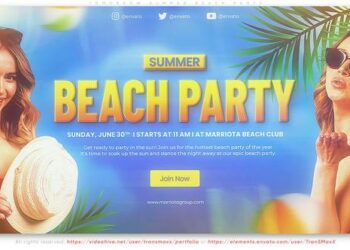 VideoHive Tomorrow Summer Beach Party 45994505