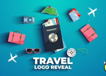 VideoHive Travel Logo Reveal 45655696