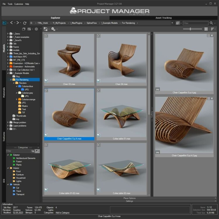 3d-kstudio Project Manager 3.22.00 for 3dsMax